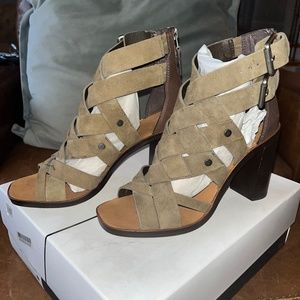 Dolce Vita Suede/leather Cage Sandal
